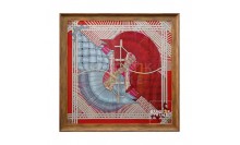 กรอบรูปผ้าเช็ดหน้า Hermes